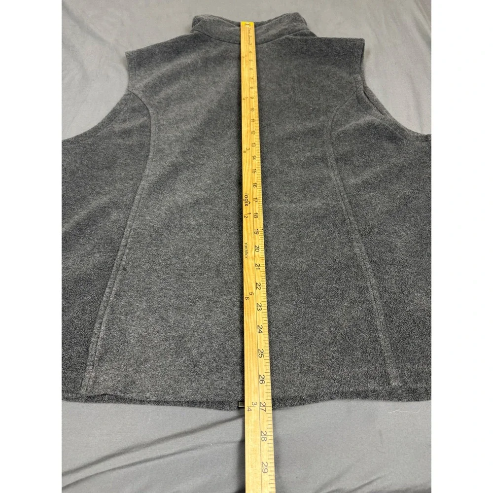 Columbia Sawyer Rapids 2.0 Fleece Vest Gray XL6953 Full Zip Mock Neck Womens XL